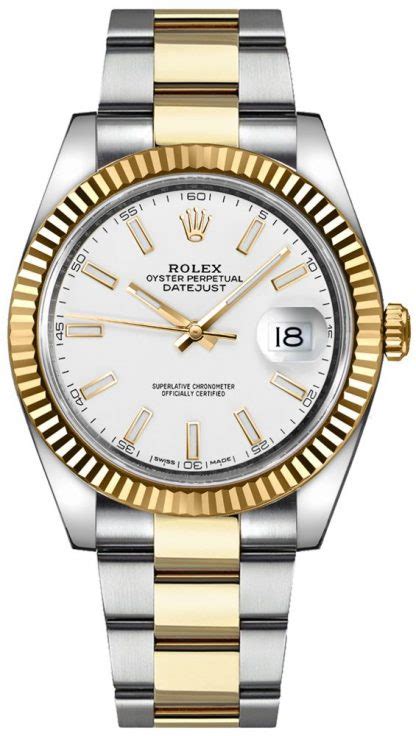 rolex datejust 41 quadrante bianco|orologio Datejust 41.